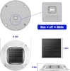 Waterproof Solar Deck Lights IP67 LED Ourdoor Solar Dock Light for Outdoor Lighting