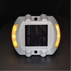 Warning Road Safety Horseshoe Led Solar Powered Road Studs Flashing Pier Light